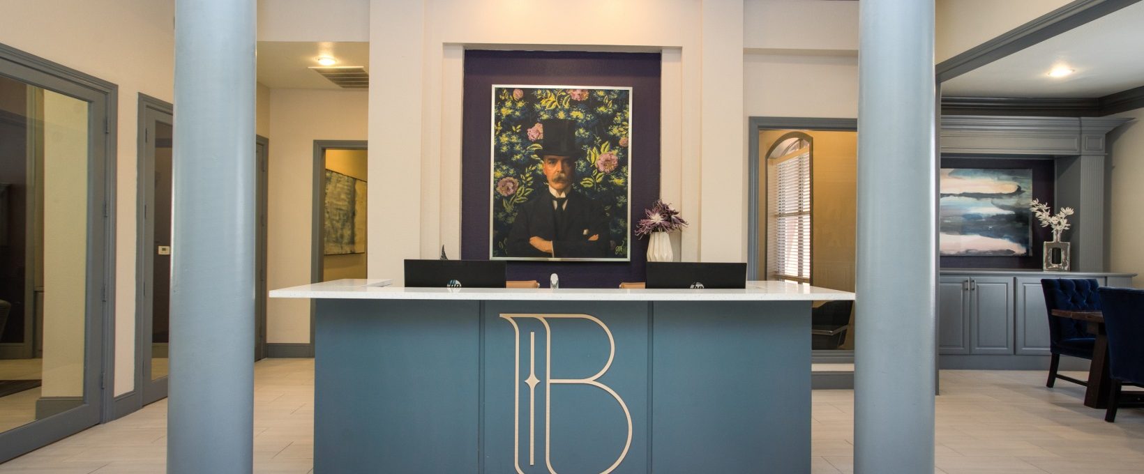 the reception desk at The The Brixton