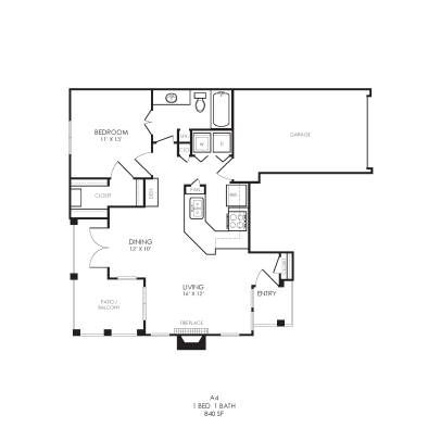 floor plan for a two bedroom apartment at The  Brixton